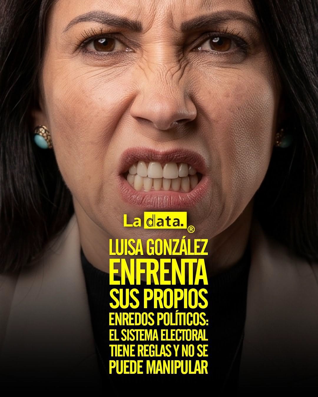 @ladataec 👈 ‎ ‎#ladata #TendenciaPolítica #LuisaGonzález #Elecciones