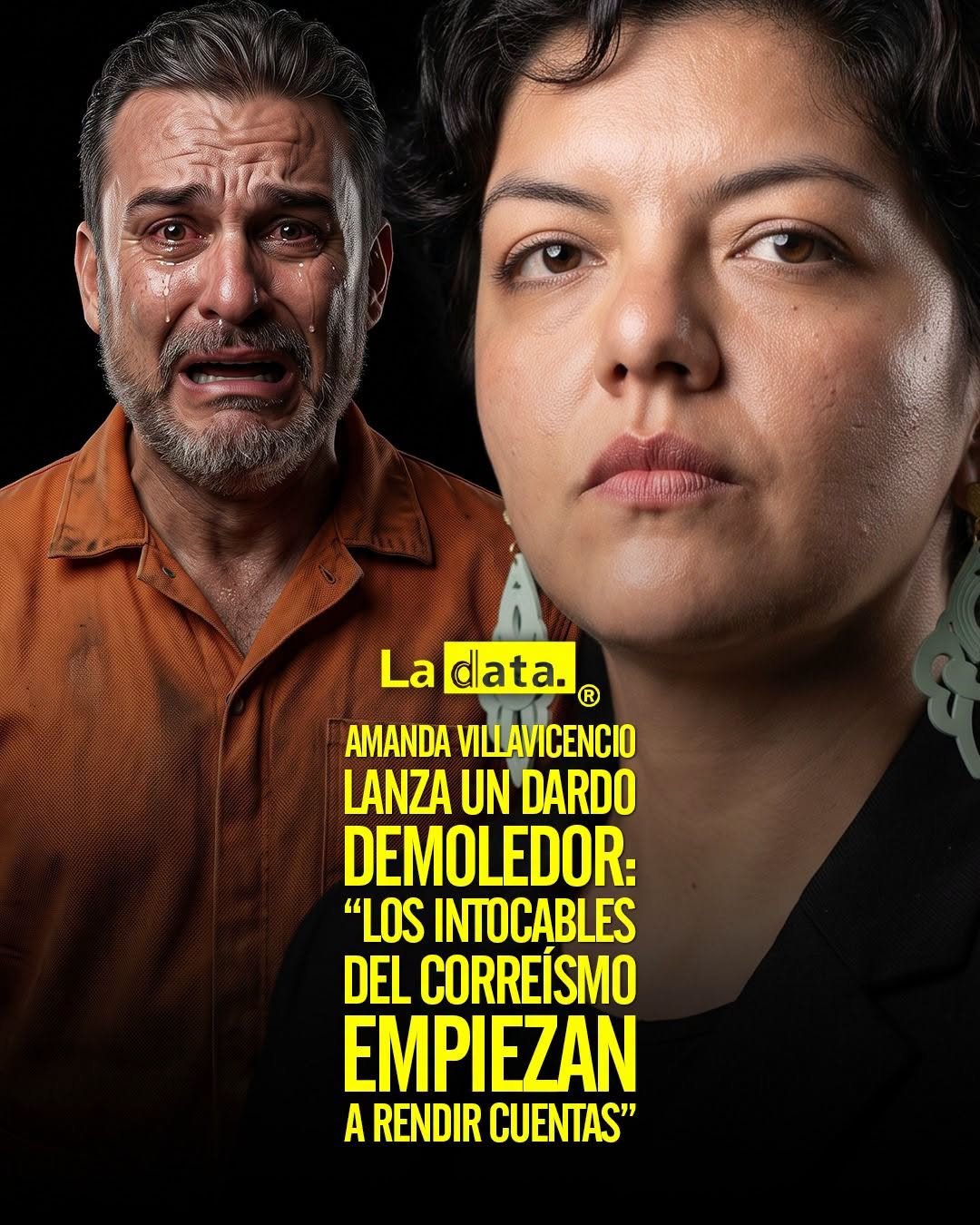 @ladataec👈 #ladata #TendenciaPolítica #JoséSerrano #AmandaVillavicencio