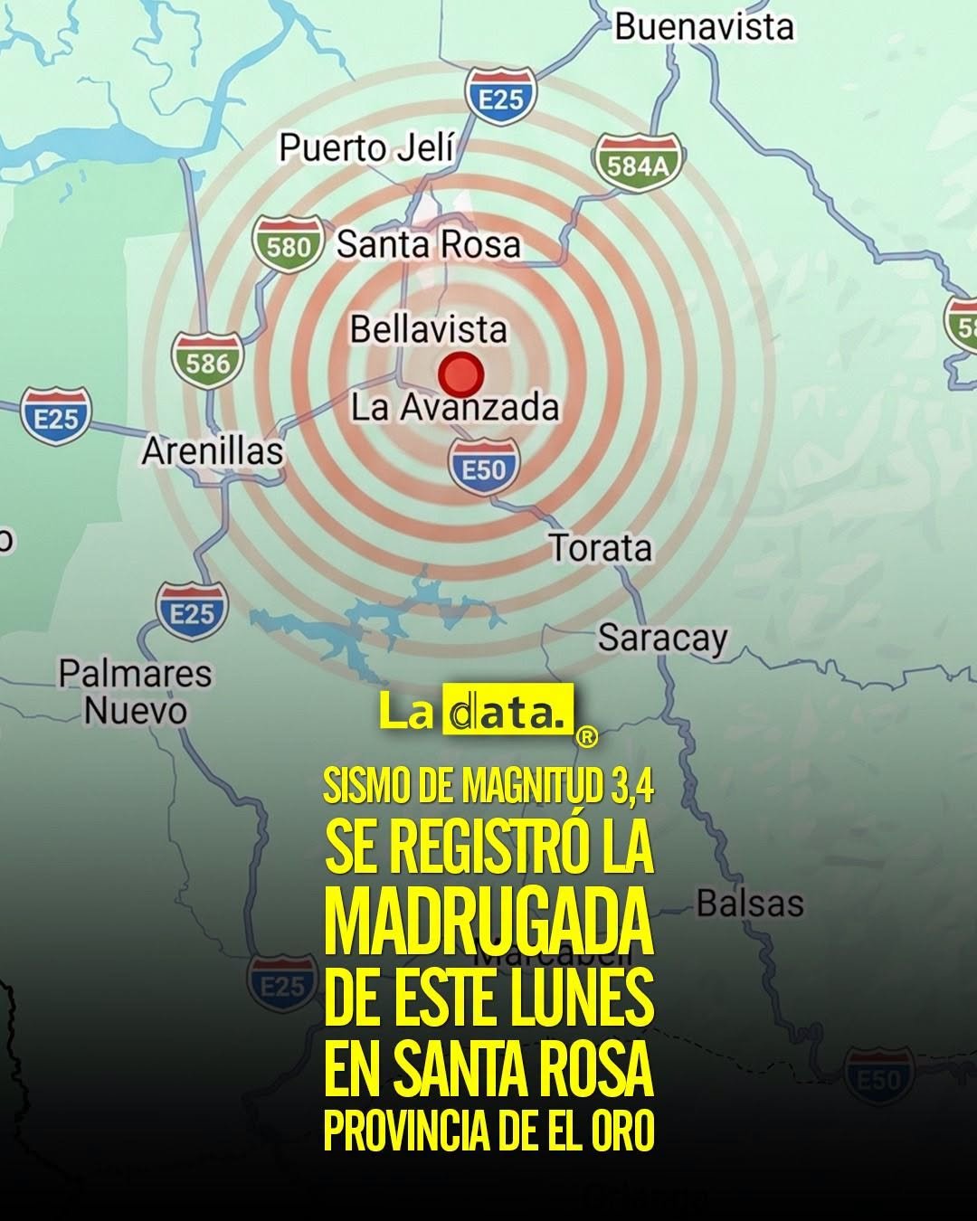 @ladataec 👈 ‎ ‎#ladata #TendenciaPolítica #Sismo #ElOro