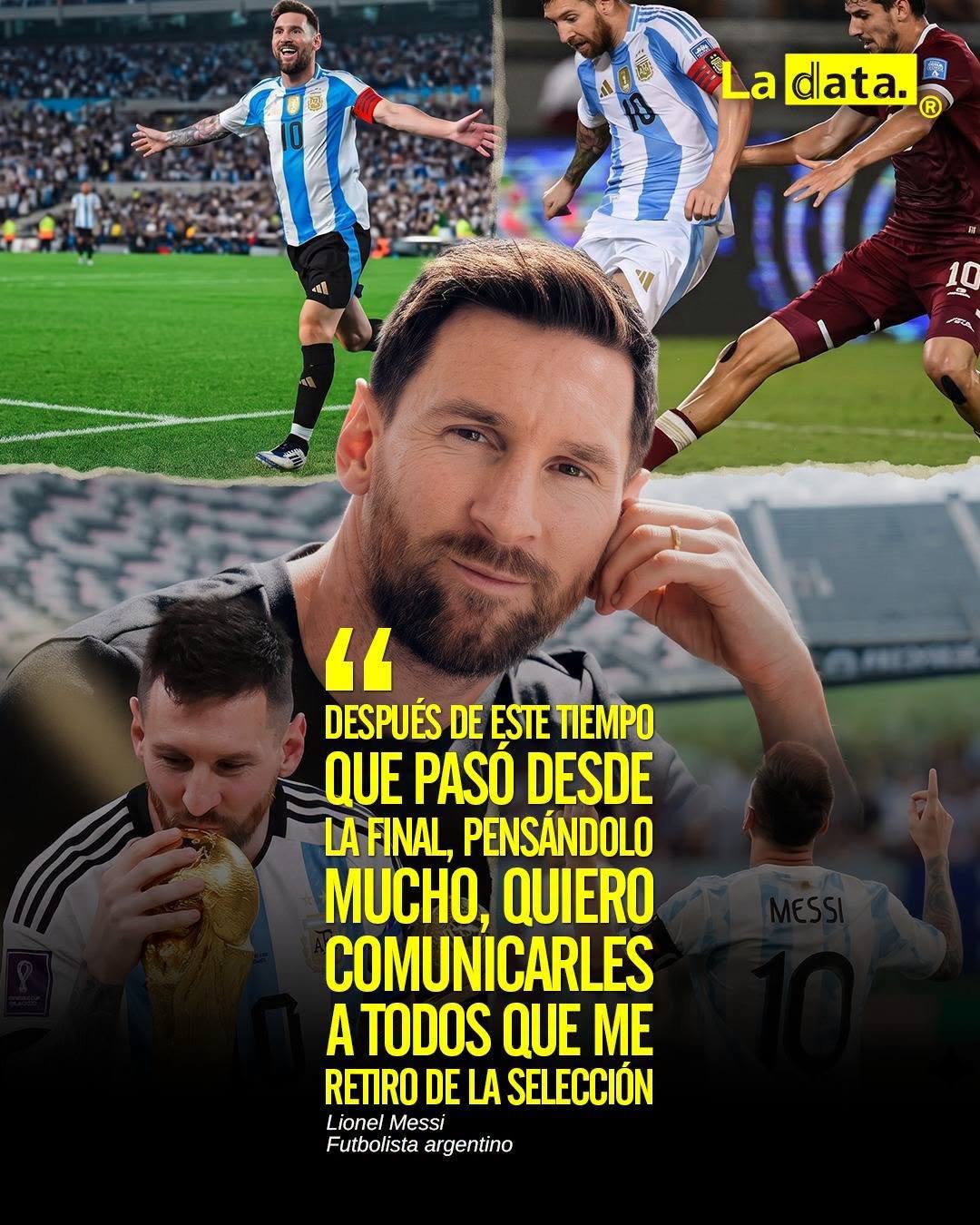@ladataec 👈 ‎ ‎#ladata #TendenciaPolítica #LionelMessi #Argentina
