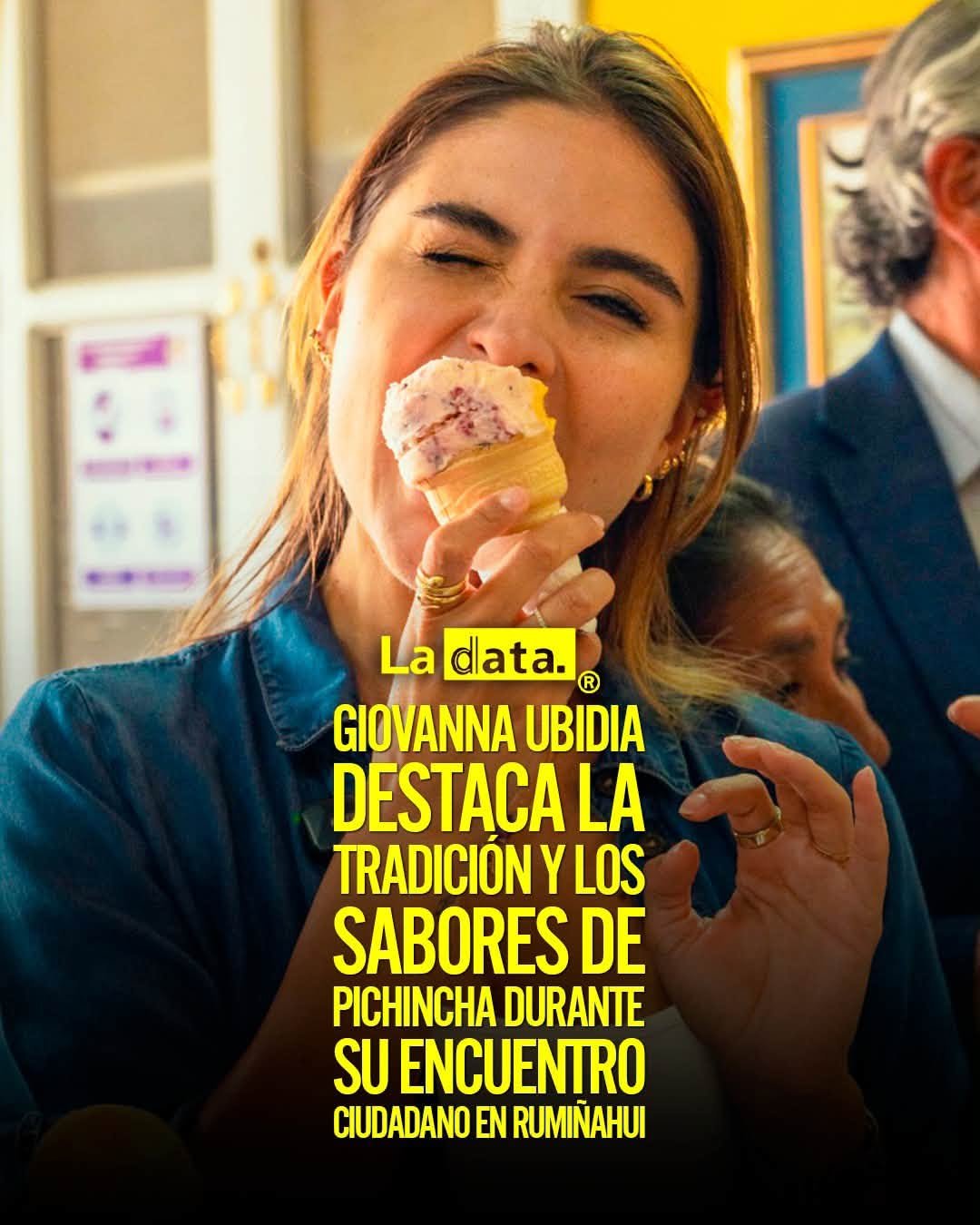 @ladataec 👈 ‎ ‎#ladata #TendenciaPolítica #GiovannaUbidia #Rumiñahui
