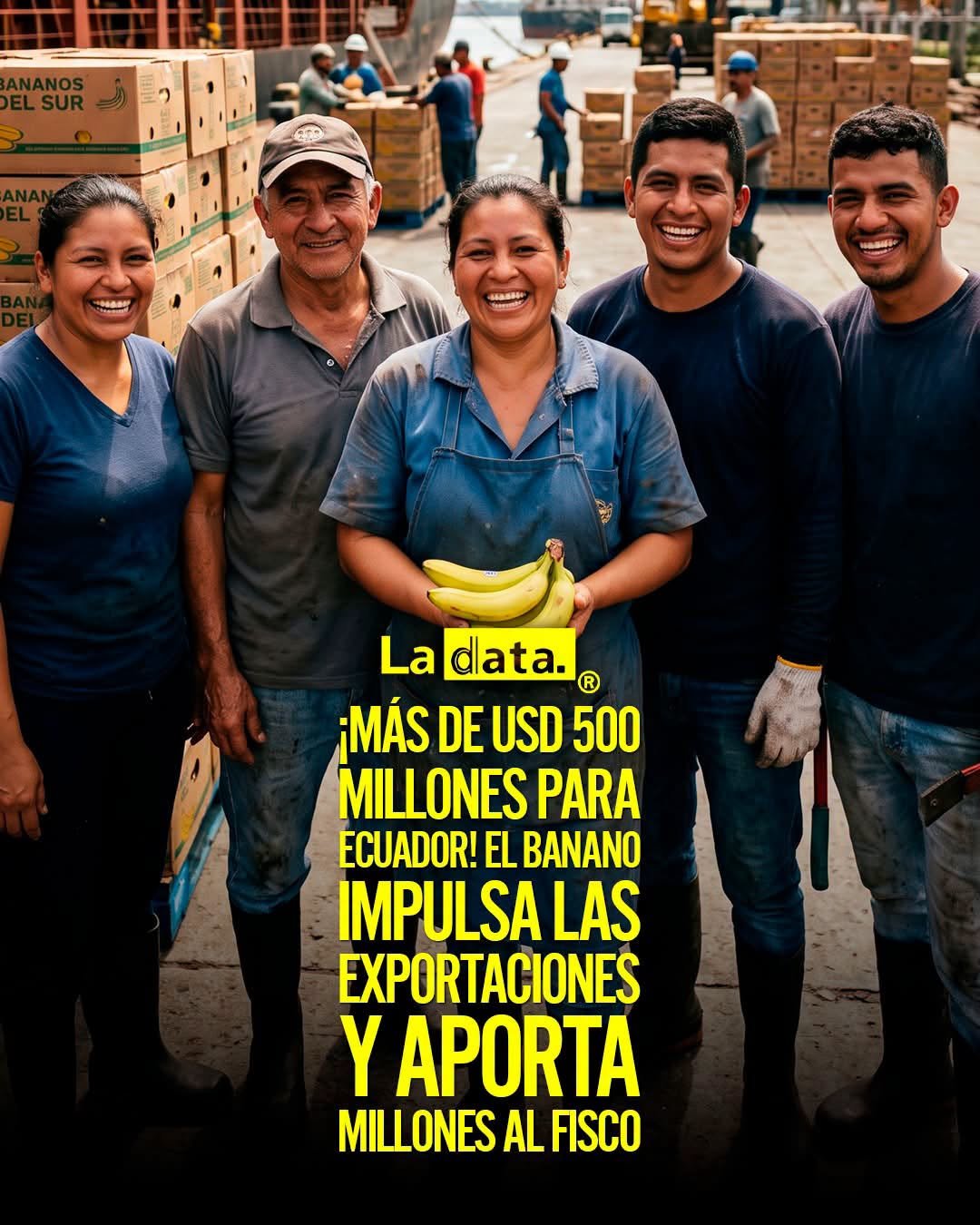 @ladataec👈 #LaData #TendenciaPolitica #Ecuador #Banano #Exportaciones