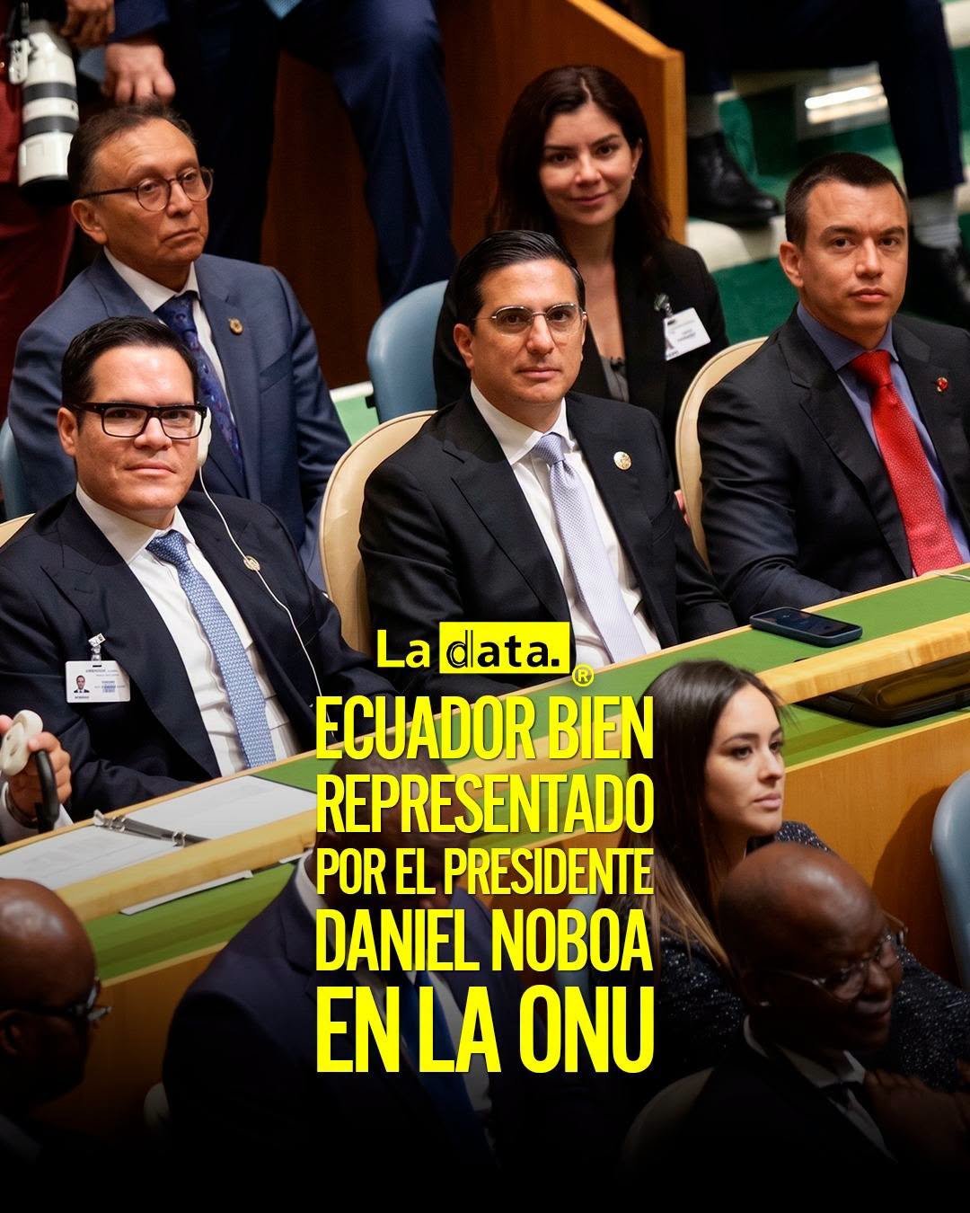 @ladataec 👈 #ladataec #tendenciapolitica #danielnoboa #onu