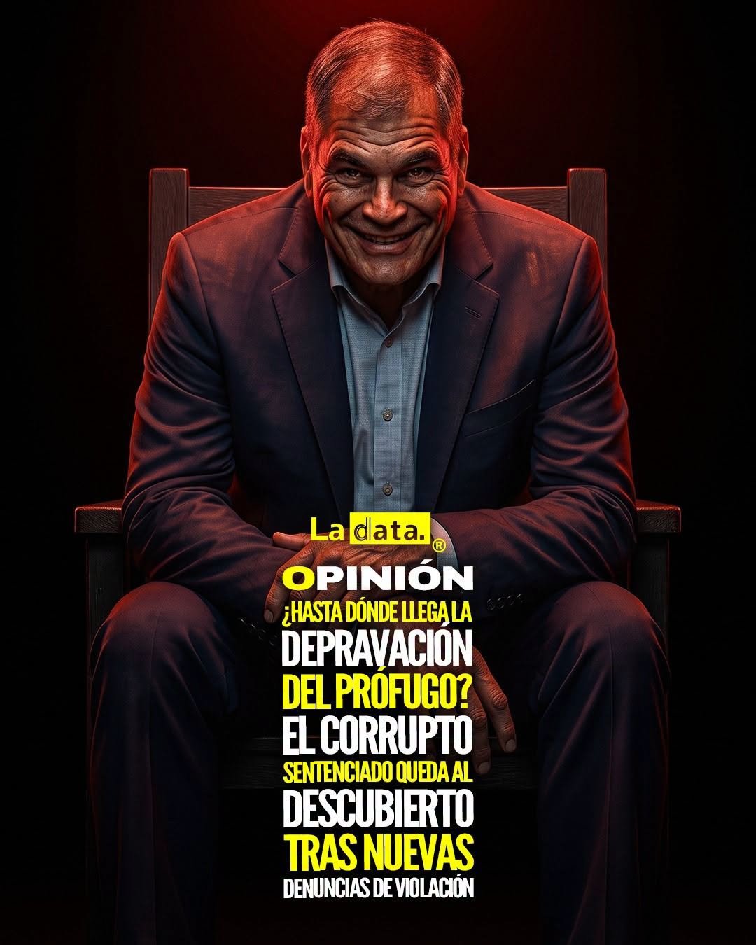 @ladataec 👈 ‎ ‎#ladata #TendenciaPolítica #RafaelCorrea #Prófugo