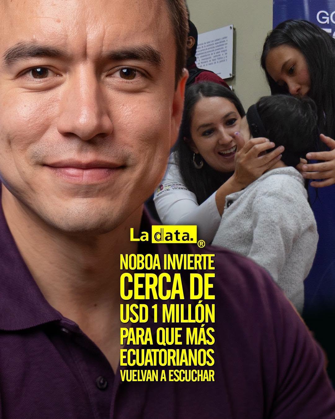 @ladataec #ladata #TendenciaPolítica #Salud #GobiernoDanielNoboa