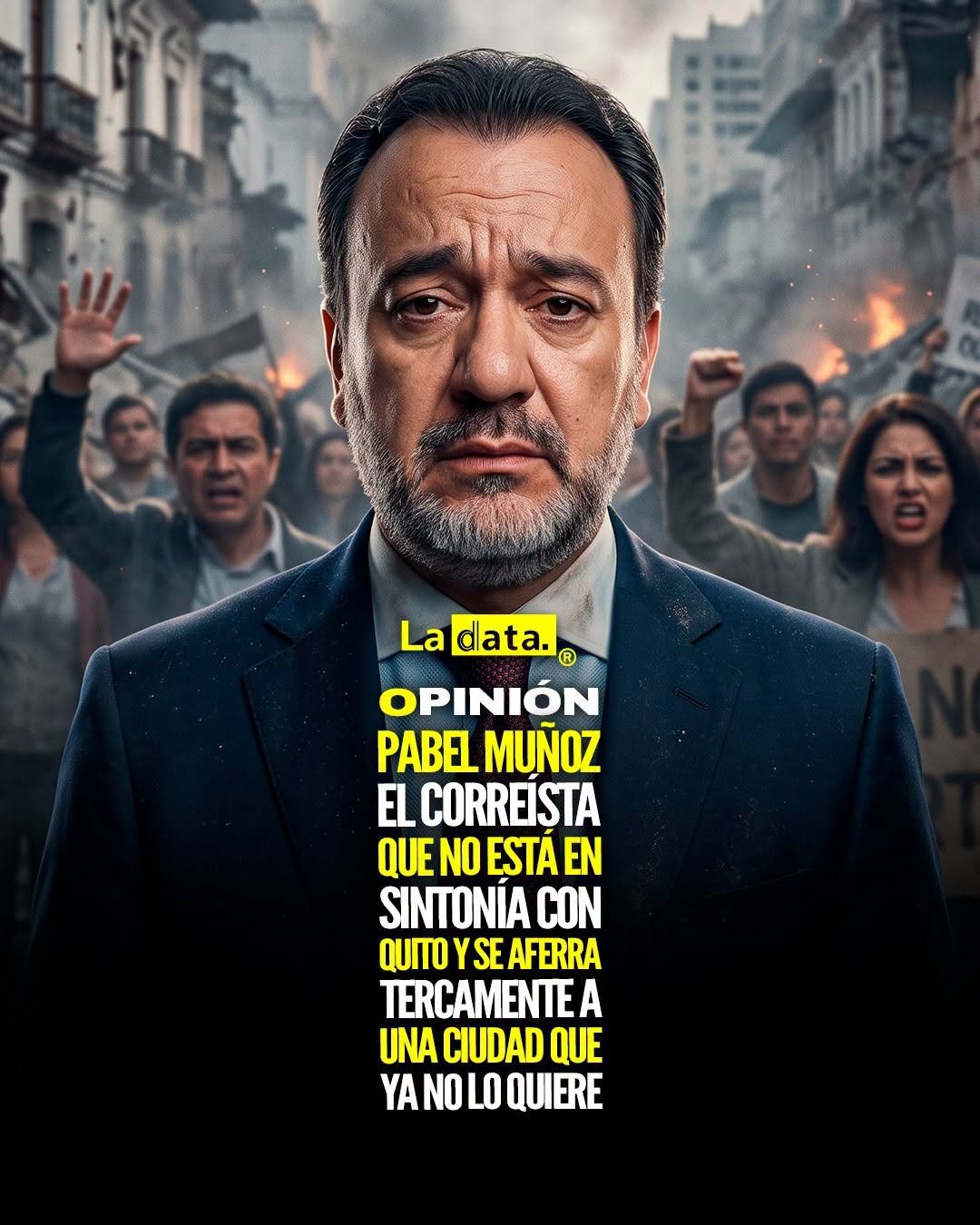 @ladataec👈 ‎ ‎#ladata #TendenciaPolítica #PabelMuñoz #Quito